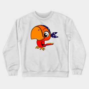 Parrot Funny Pirates Crewneck Sweatshirt